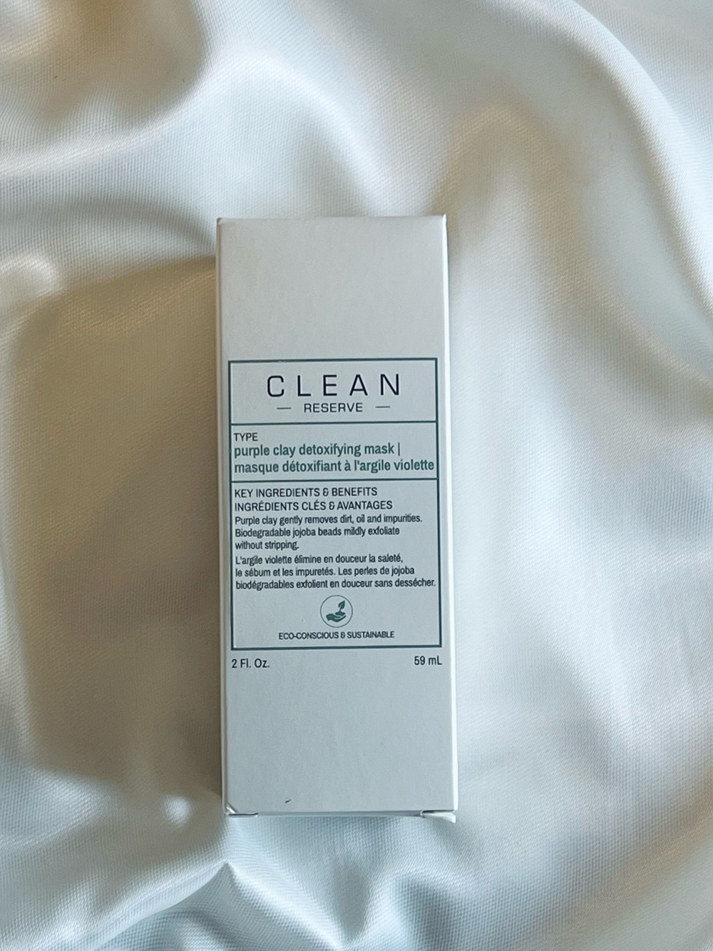 Clean Reserve Purple Clay Detoxifying Mask - Purple